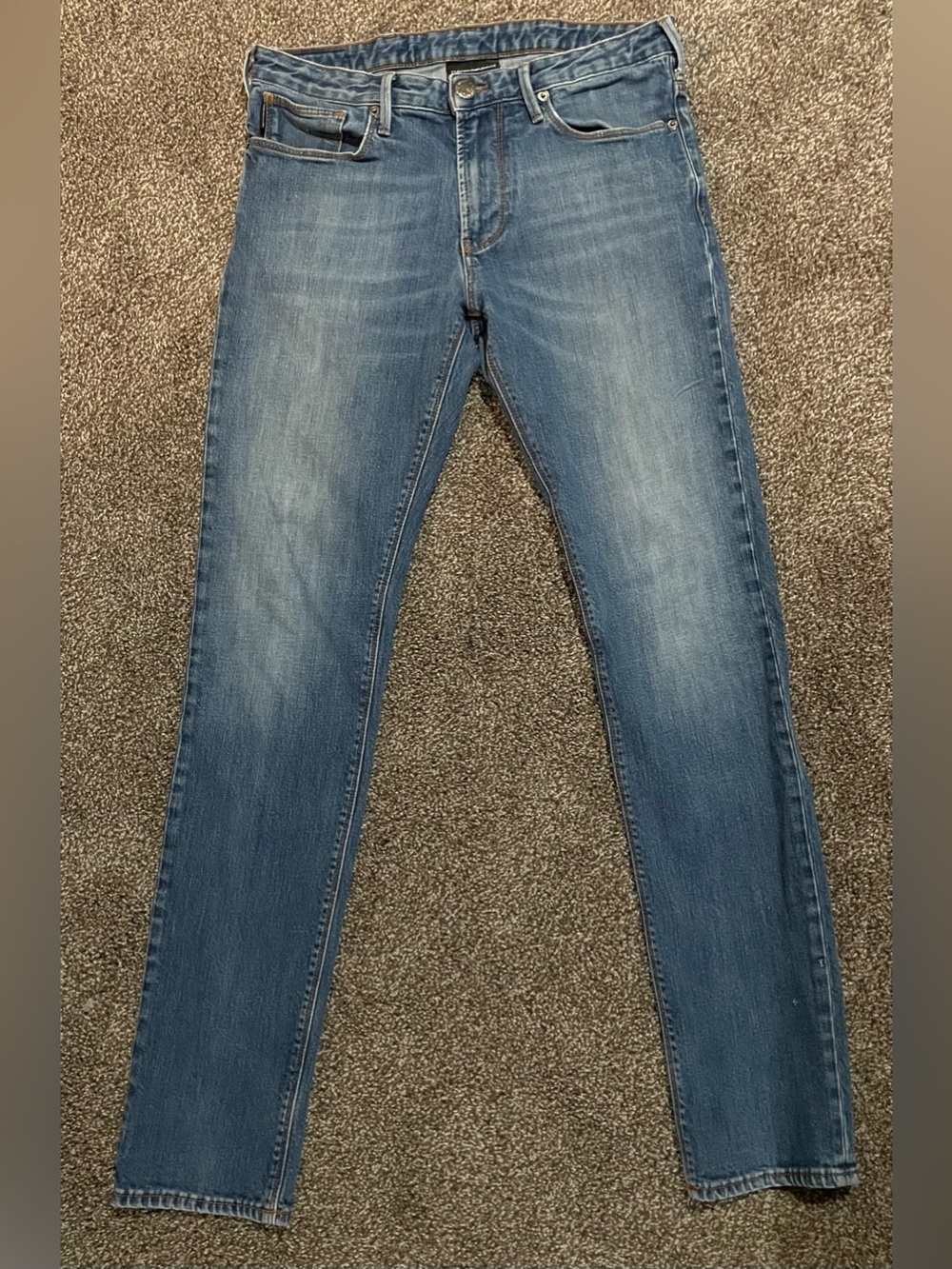 Emporio Armani Skinny Jeans in Light Blue Wash